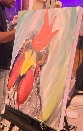 Angie Candell · AB2728-2-1 · Round 2 Easel 1