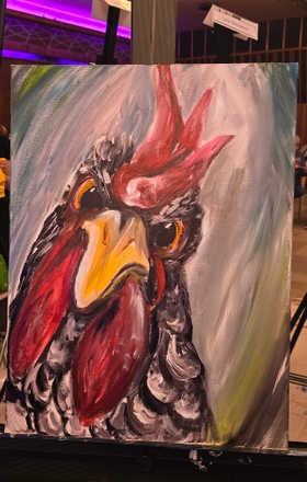 Angie Candell · AB2728-2-1 · Round 2 Easel 1