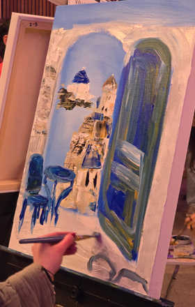 Leia Davliakos · AB2728-2-4 · Round 2 Easel 4