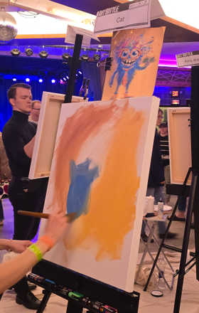 Cat · AB2728-3-1 · Round 3 Easel 1
