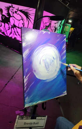 Brenda Bush · AB2734-1-1 · Round 1 Easel 1