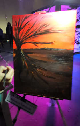 Mauricio Sandoval · AB2734-1-4 · Round 1 Easel 4