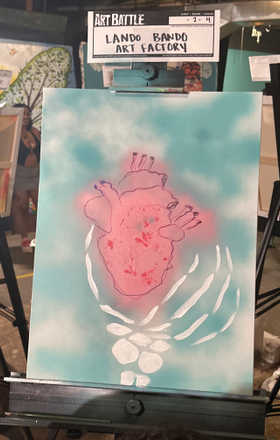 Lando Bando Art Factory · AB2739-2-4 · Round 2 Easel 4