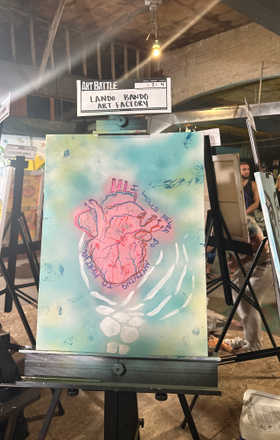 Lando Bando Art Factory · AB2739-2-4 · Round 2 Easel 4