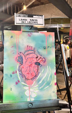 Lando Bando Art Factory · AB2739-2-4 · Round 2 Easel 4