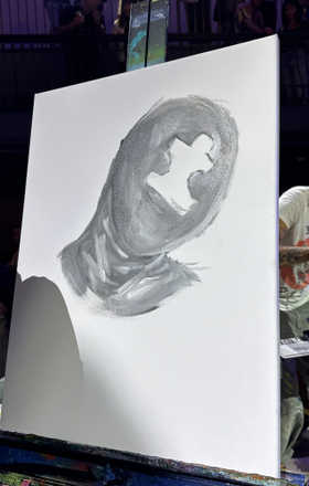 Calm Ghosts · AB2744-2-1 · Round 2 Easel 1