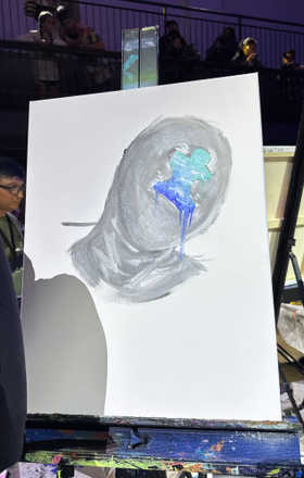 Calm Ghosts · AB2744-2-1 · Round 2 Easel 1