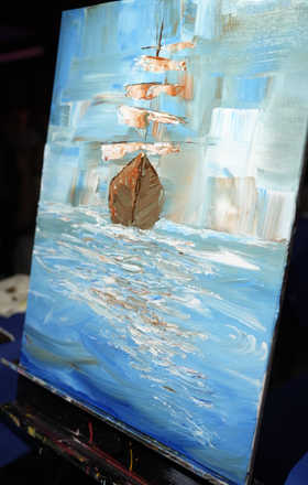 Christina Sabourin · AB275-3-3 · Round 3 Easel 3
