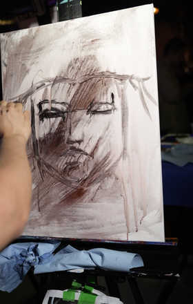 Joseph Endiafe · AB275-3-4 · Round 3 Easel 4