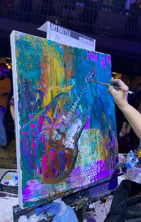 Nisreen Askar · AB2755-3-3 · Round 3 Easel 3