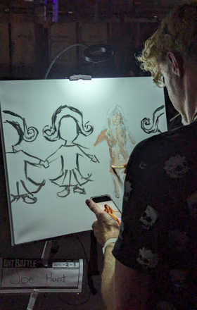 Joe Hunt · AB2772-2-3 · Round 2 Easel 3