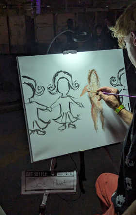 Joe Hunt · AB2772-2-3 · Round 2 Easel 3