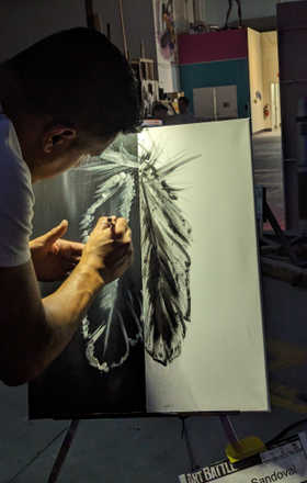 Mauricio Sandoval · AB2772-2-5 · Round 2 Easel 5