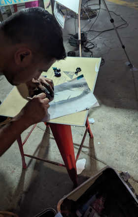 Mauricio Sandoval · AB2772-3-3 · Round 3 Easel 3
