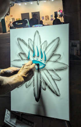 Mauricio Sandoval · AB2772-3-3 · Round 3 Easel 3