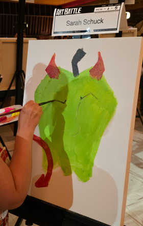 Sarah Schuck · AB2780-1-5 · Round 1 Easel 5
