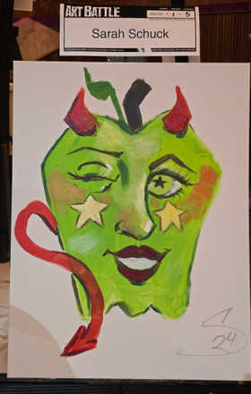 Sarah Schuck · AB2780-1-5 · Round 1 Easel 5
