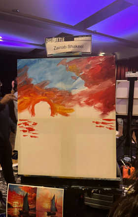 Zainab Shakeel · AB2796-2-5 · Round 2 Easel 5