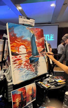 Zainab Shakeel · AB2796-2-5 · Round 2 Easel 5