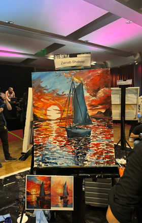 Zainab Shakeel · AB2796-2-5 · Round 2 Easel 5