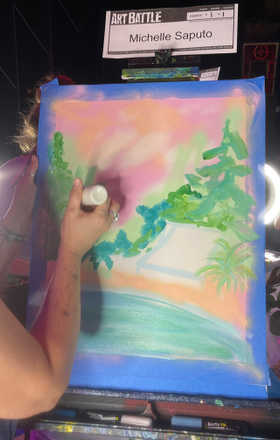 Michelle Saputo · AB2804-1-1 · Round 1 Easel 1