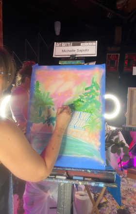 Michelle Saputo · AB2804-1-1 · Round 1 Easel 1