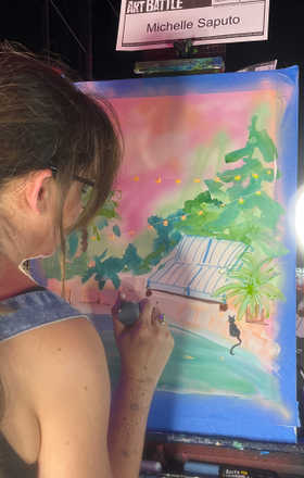 Michelle Saputo · AB2804-1-1 · Round 1 Easel 1