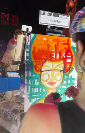 Eva Salyer · AB2804-1-4 · Round 1 Easel 4