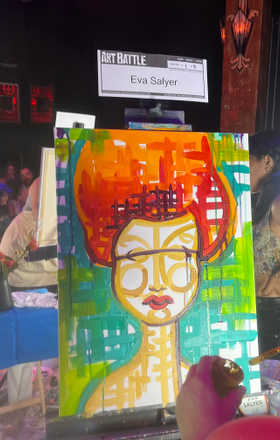Eva Salyer · AB2804-1-4 · Round 1 Easel 4