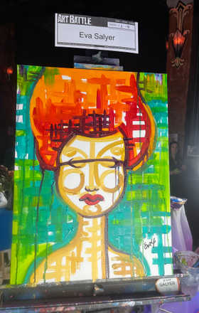 Eva Salyer · AB2804-1-4 · Round 1 Easel 4