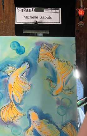 Michelle Saputo · AB2804-3-2 · Round 3 Easel 2