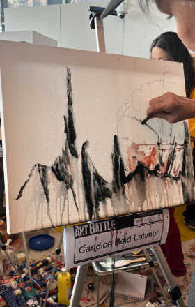 Candice Reid-Latimer · AB2805-2-3 · Round 2 Easel 3