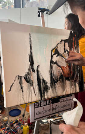 Candice Reid-Latimer · AB2805-2-3 · Round 2 Easel 3
