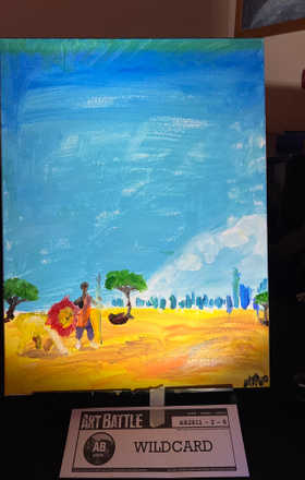 Niko Rodriguez · AB2811-2-6 · Round 2 Easel 6