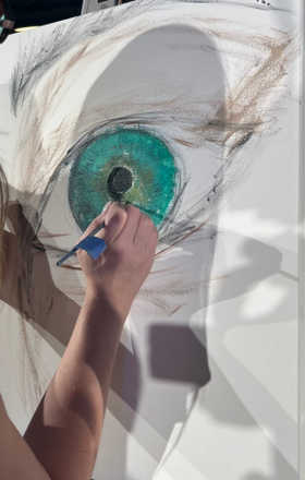 Hannah Gomora · AB2830-2-3 · Round 2 Easel 3