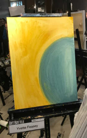 Yvette Feasey · AB2833-1-1 · Round 1 Easel 1