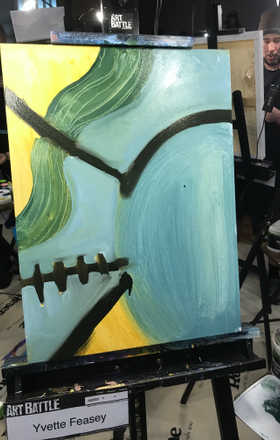 Yvette Feasey · AB2833-1-1 · Round 1 Easel 1