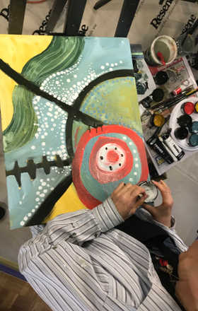 Yvette Feasey · AB2833-1-1 · Round 1 Easel 1