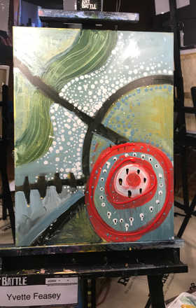 Yvette Feasey · AB2833-1-1 · Round 1 Easel 1