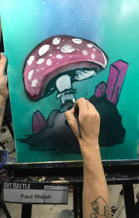 Paul Walsh · AB2833-2-1 · Round 2 Easel 1