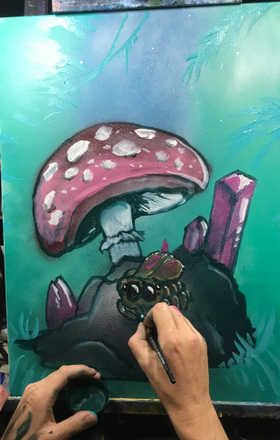 Paul Walsh · AB2833-2-1 · Round 2 Easel 1