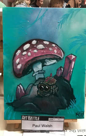Paul Walsh · AB2833-2-1 · Round 2 Easel 1