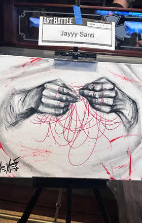 Jayyy Santi · AB2834-1-3 · Round 1 Easel 3