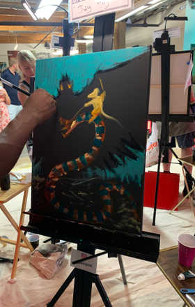 Janeil Foy · AB2835-3-3 · Round 3 Easel 3