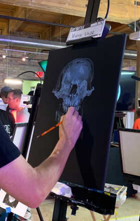 Vince Locke · AB2835-3-4 · Round 3 Easel 4