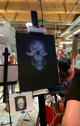 Vince Locke · AB2835-3-4 · Round 3 Easel 4