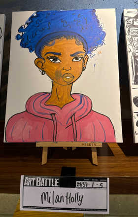 Milan Holly · AB2837-1-5 · Round 1 Easel 5