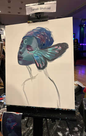 Zainab Shakeel · AB2840-3-1 · Round 3 Easel 1