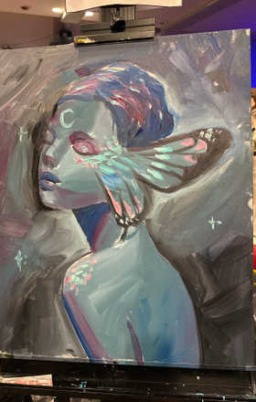 Zainab Shakeel · AB2840-3-1 · Round 3 Easel 1
