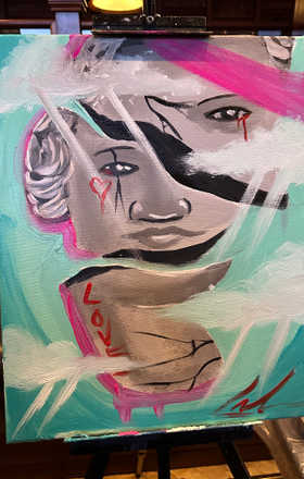 Cali Tats · AB2841-2-3 · Round 2 Easel 3